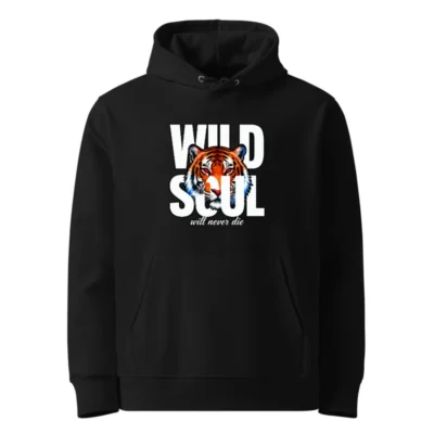 Wild Soul Tiger Hoodie – Unisex Eco-Friendly Pullover