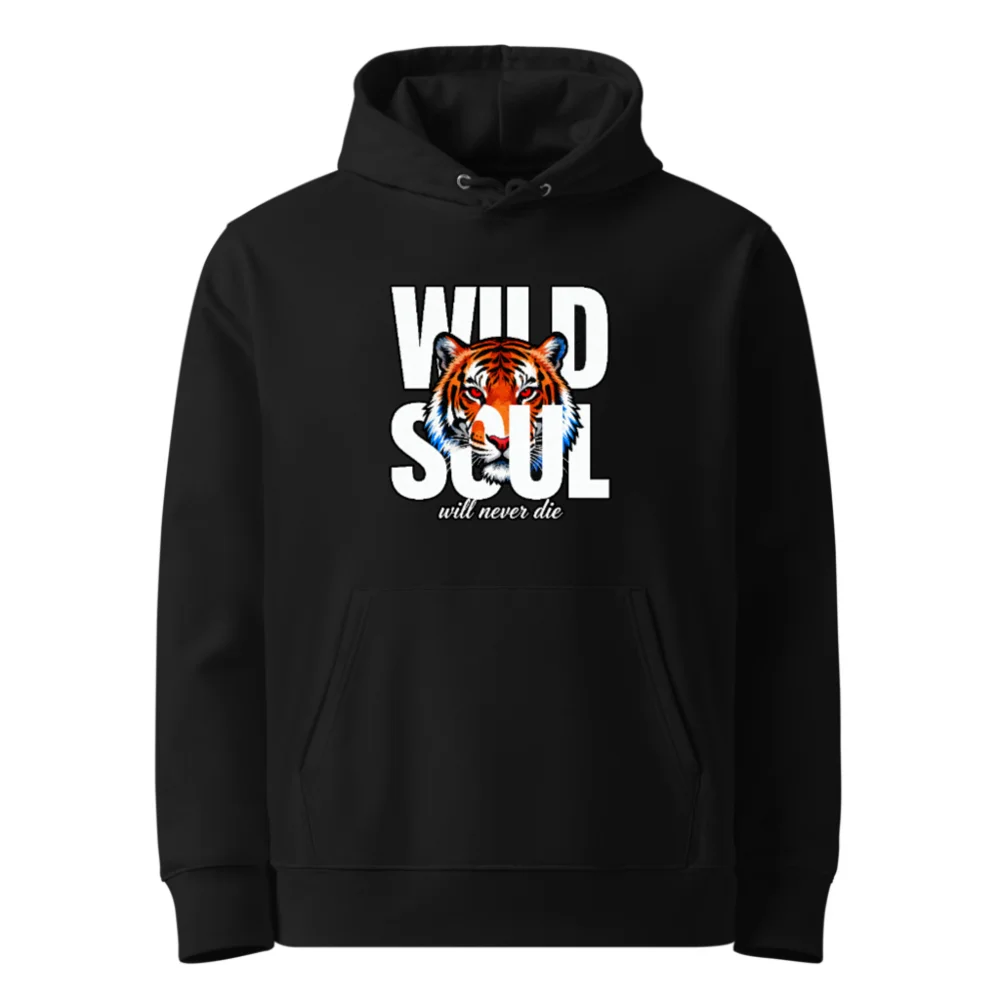 Wild Soul Tiger Hoodie – Unisex Eco-Friendly Pullover