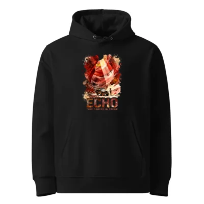 Echo Time Carved in Stone Unisex Eco Hoodie