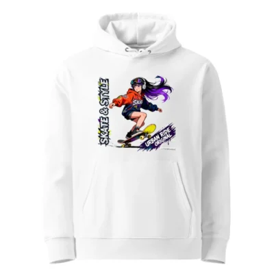 Skate & Style Unisex Eco Hoodie – Urban Ride Original