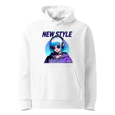 Unisex Eco Hoodie with Cyberpunk Graphic - New Style Urban Wear