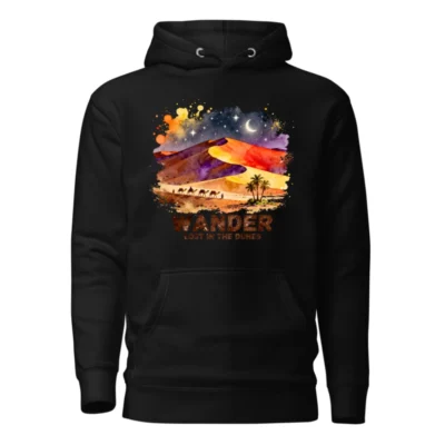 Wander Lost in the Dunes Hoodie – Unisex Premium Pullover