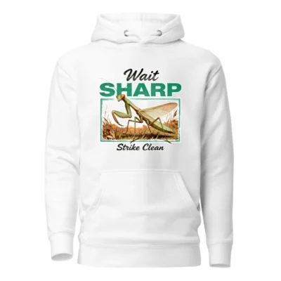 Wait Sharp Strike Clean Hoodie – Unisex Premium Pullover