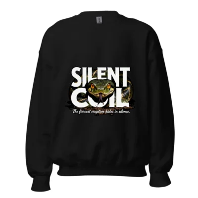 Silent Coil Unisex Sweatshirt – Snake Graphic Crewneck