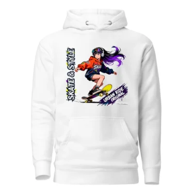 Skate & Style Unisex Premium Hoodie – Urban Ride Original