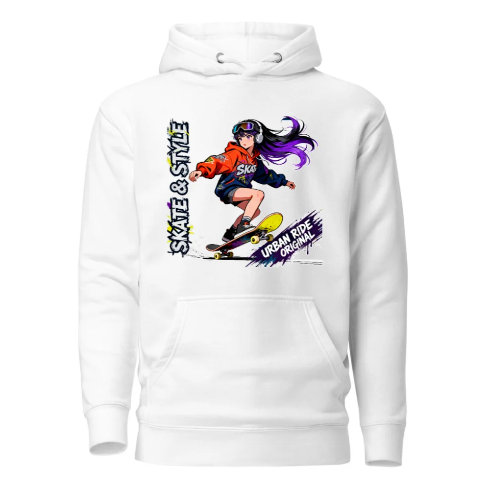 Skate & Style Unisex Premium Hoodie – Urban Ride Original