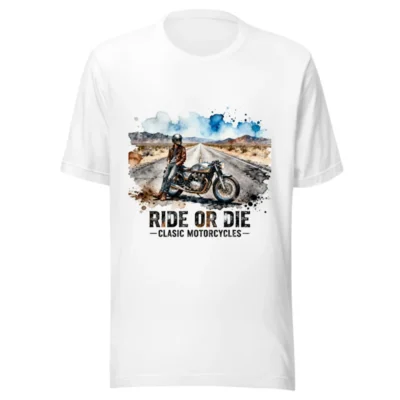 Ride or Die Classic Motorcycles T-Shirt – Unisex Staple Tee