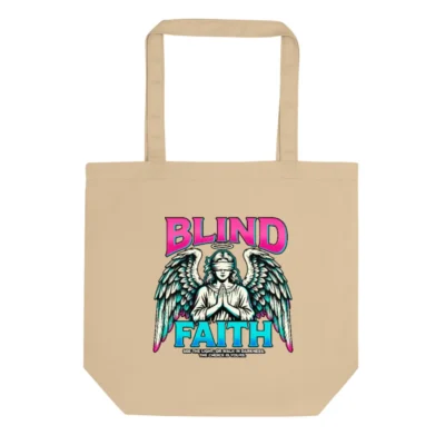 Blind Faith Eco Tote Bag – Organic Cotton Reusable Shopping Bag
