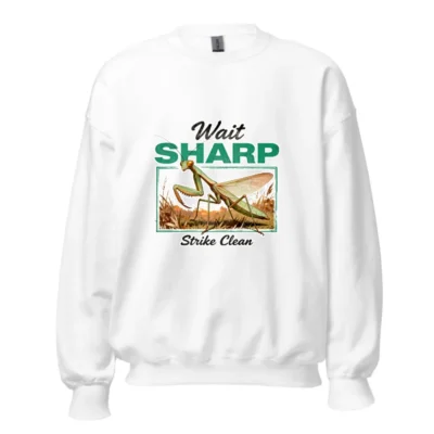 Wait Sharp Strike Clean Mantis Sweatshirt - Unisex Crewneck