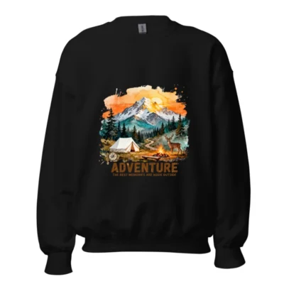 Adventure Sweatshirt for Men and Women – Outdoor Camping Graphic Hoodie