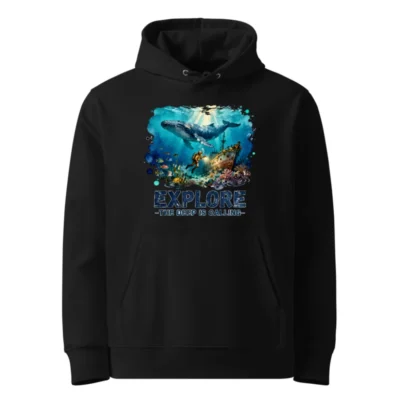 Explore the Deep is Calling Unisex Eco Hoodie