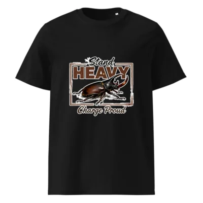 Stand Heavy Charge Proud T-Shirt – Unisex Organic Cotton Graphic Tee