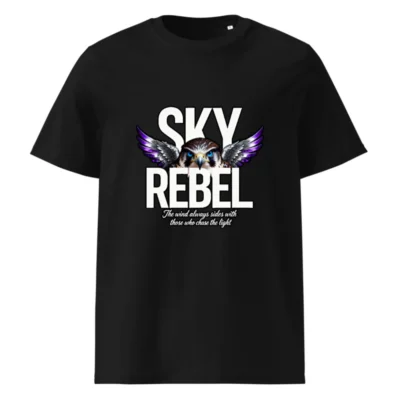 Sky Rebel Unisex Organic Cotton T-Shirt – Owl Graphic Tee