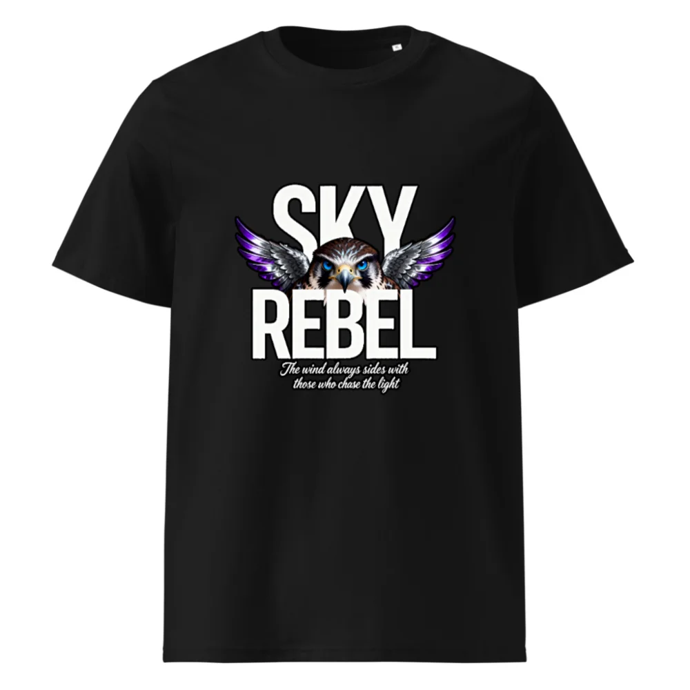 Sky Rebel Unisex Organic Cotton T-Shirt – Owl Graphic Tee