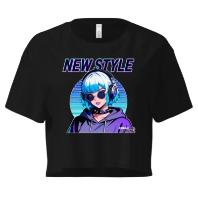New Style Crop Top for Women – Urban Girl Original Graphic Tee