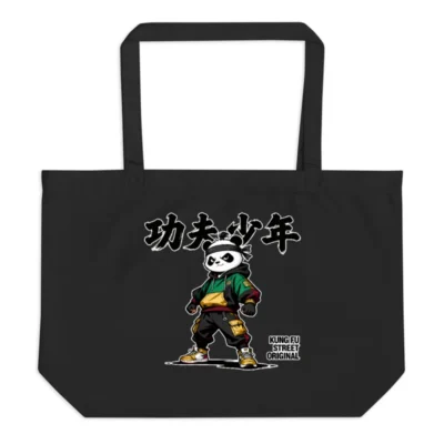Kung Fu Panda Tote Bag – Large Organic Cotton Shopping Bag