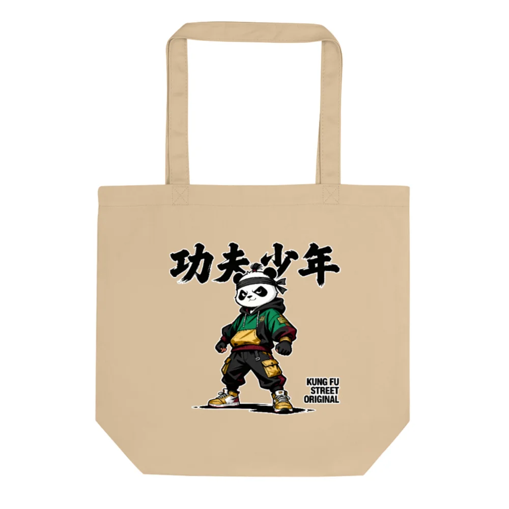 Kung Fu Panda Tote Bag – Eco-Friendly Cotton Shopping Bag