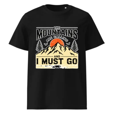 The Mountains Are Calling T-Shirt – Unisex Organic Cotton