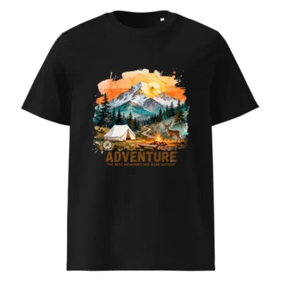 Adventure T-Shirt for Men and Women – Organic Cotton Graphic Tee