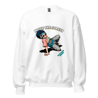 Move the Street Unisex Crew Neck Sweatshirt – Urban Dance Graphic Hoodie