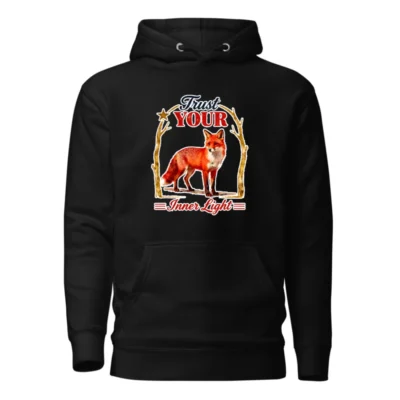 Trust Your Inner Light Fox Hoodie – Unisex Premium Pullover