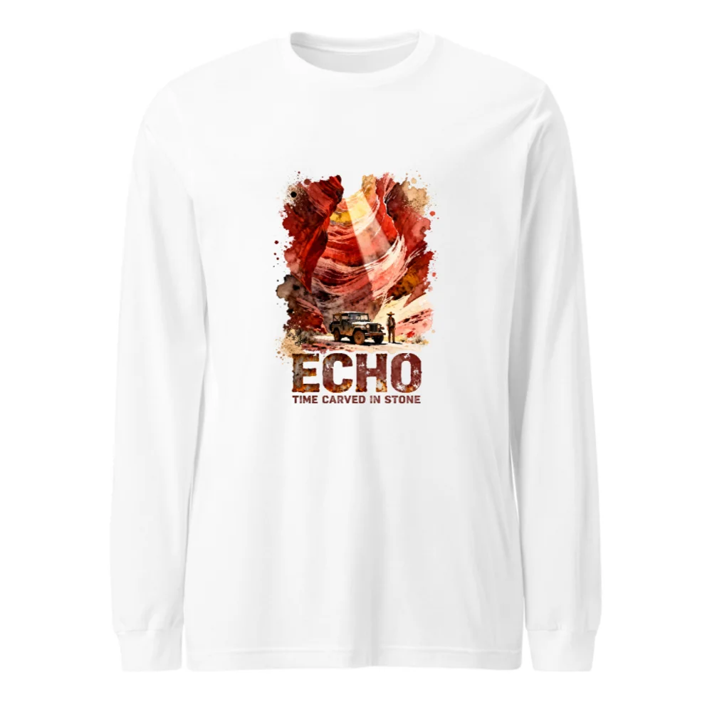 Echo Time Carved in Stone Unisex Long Sleeve T-Shirt