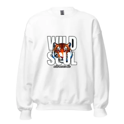 Wild Soul Tiger Graphic Sweatshirt - Unisex Crew Neck