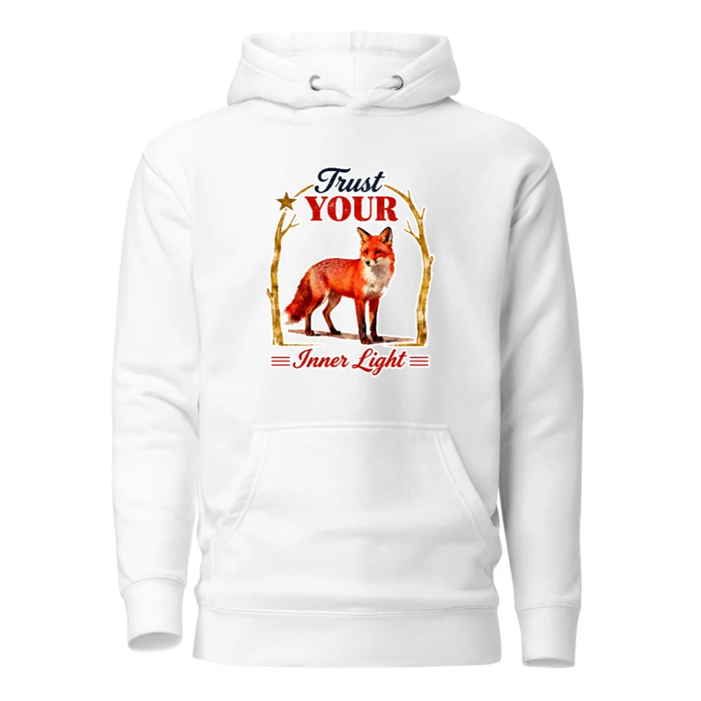 Trust Your Inner Light Fox Hoodie – Unisex Premium Pullover