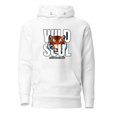 Wild Soul Tiger Hoodie – Unisex Premium Pullover Sweatshirt