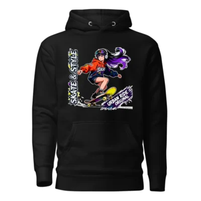 Skate & Style Unisex Premium Hoodie – Urban Ride Original
