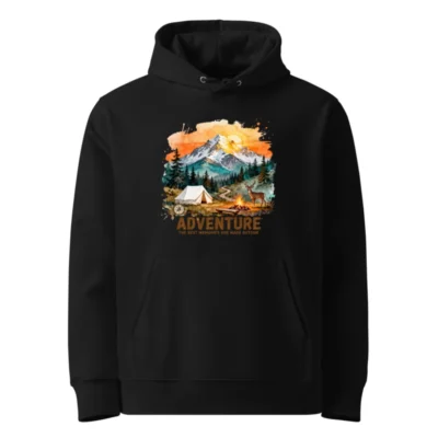 Adventure Hoodie for Men & Women – Eco-Friendly Unisex Pullover