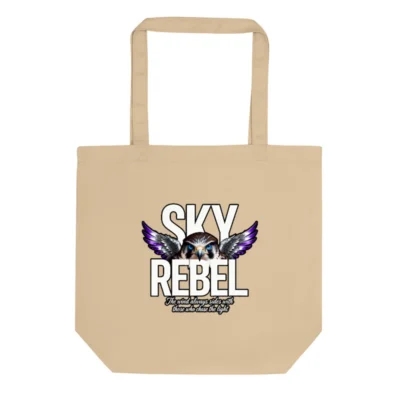 Sky Rebel Eco Tote Bag – Organic Cotton Reusable Shopping Bag