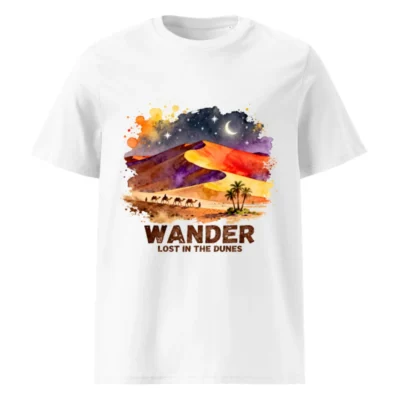 Wander Lost in the Dunes – Unisex Organic Cotton T-Shirt