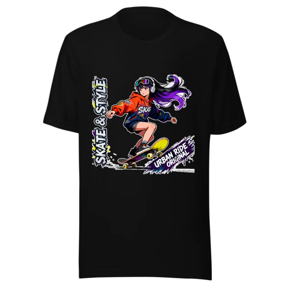 Skate & Style Unisex Graphic T-Shirt – Urban Ride Original