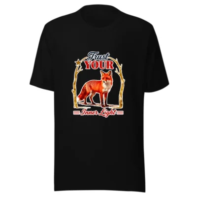 Trust Your Inner Light Fox T-Shirt – Unisex Graphic Tee