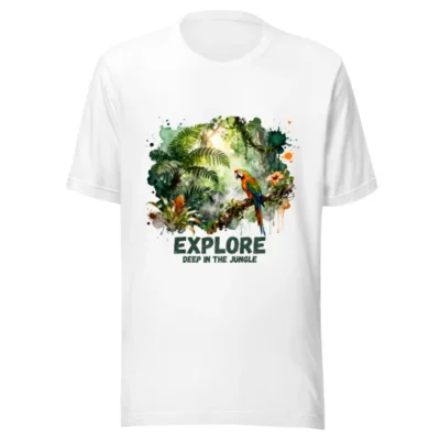 Explore Deep in the Jungle T-Shirt – Unisex Graphic Tee