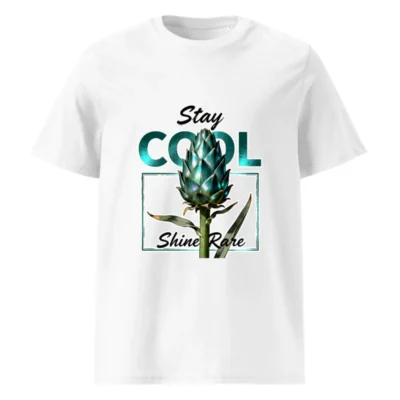 Stay Cool Shine Rare Unisex Organic Cotton T-Shirt