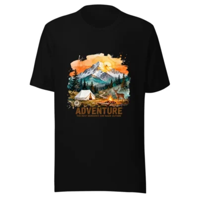 Adventure Camping T-Shirt for Men and Women – Outdoor Graphic Tee