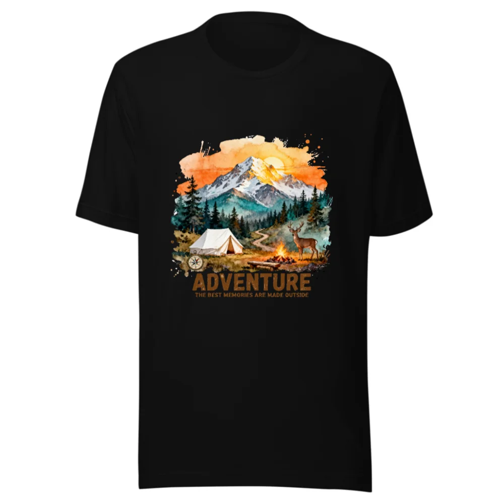 Adventure Camping T-Shirt for Men and Women – Outdoor Graphic Tee
