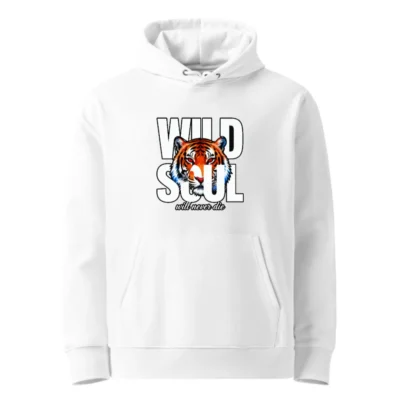 Wild Soul Tiger Hoodie – Unisex Eco-Friendly Pullover