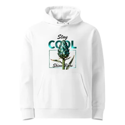 Stay Cool Shine Rare Unisex Eco Hoodie – Sustainable Cotton