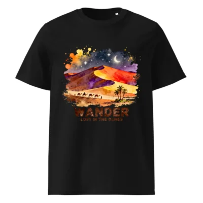 Wander Lost in the Dunes – Unisex Organic Cotton T-Shirt