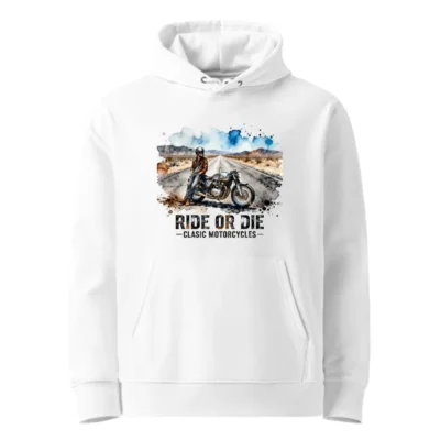 Ride or Die Classic Motorcycles Hoodie – Unisex Eco-Friendly Sweatshirt