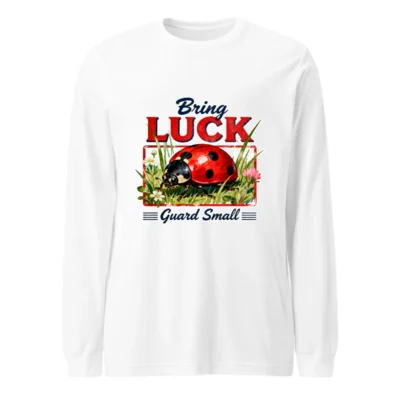 Bring Luck Guard Small Ladybug Long Sleeve Tee - Unisex