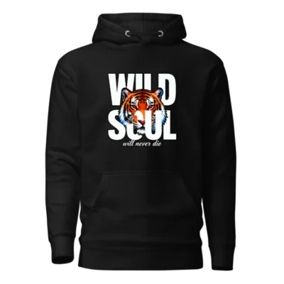 Wild Soul Tiger Hoodie – Unisex Premium Pullover