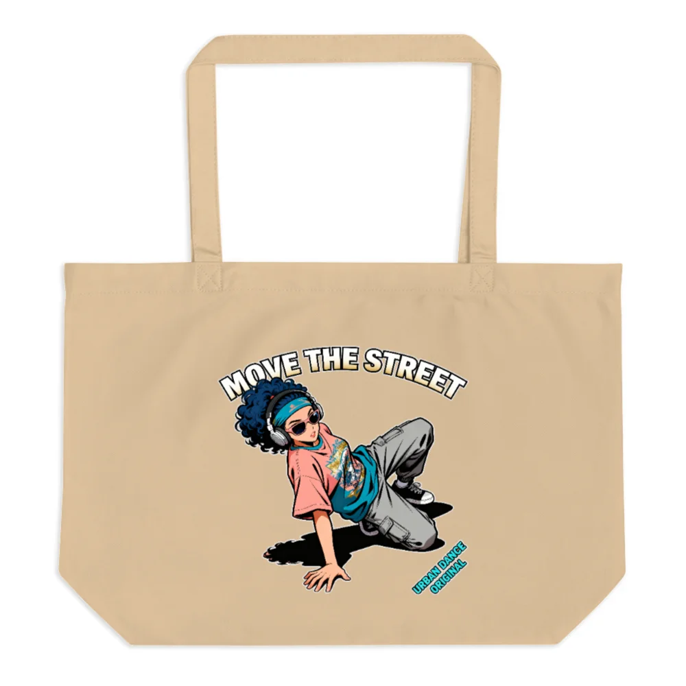 Organic Cotton Tote Bag – Move the Street Urban Dance Design