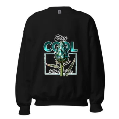 Stay Cool Shine Rare Artichoke Graphic Sweatshirt - Unisex Crewneck