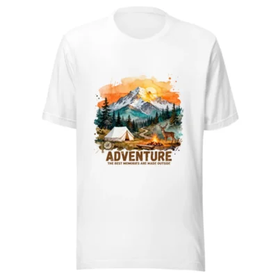 Adventure Camping T-Shirt for Men and Women – Outdoor Graphic Tee