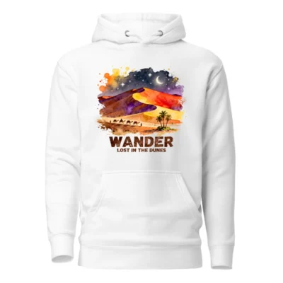 Wander Lost in the Dunes Unisex Premium Hoodie
