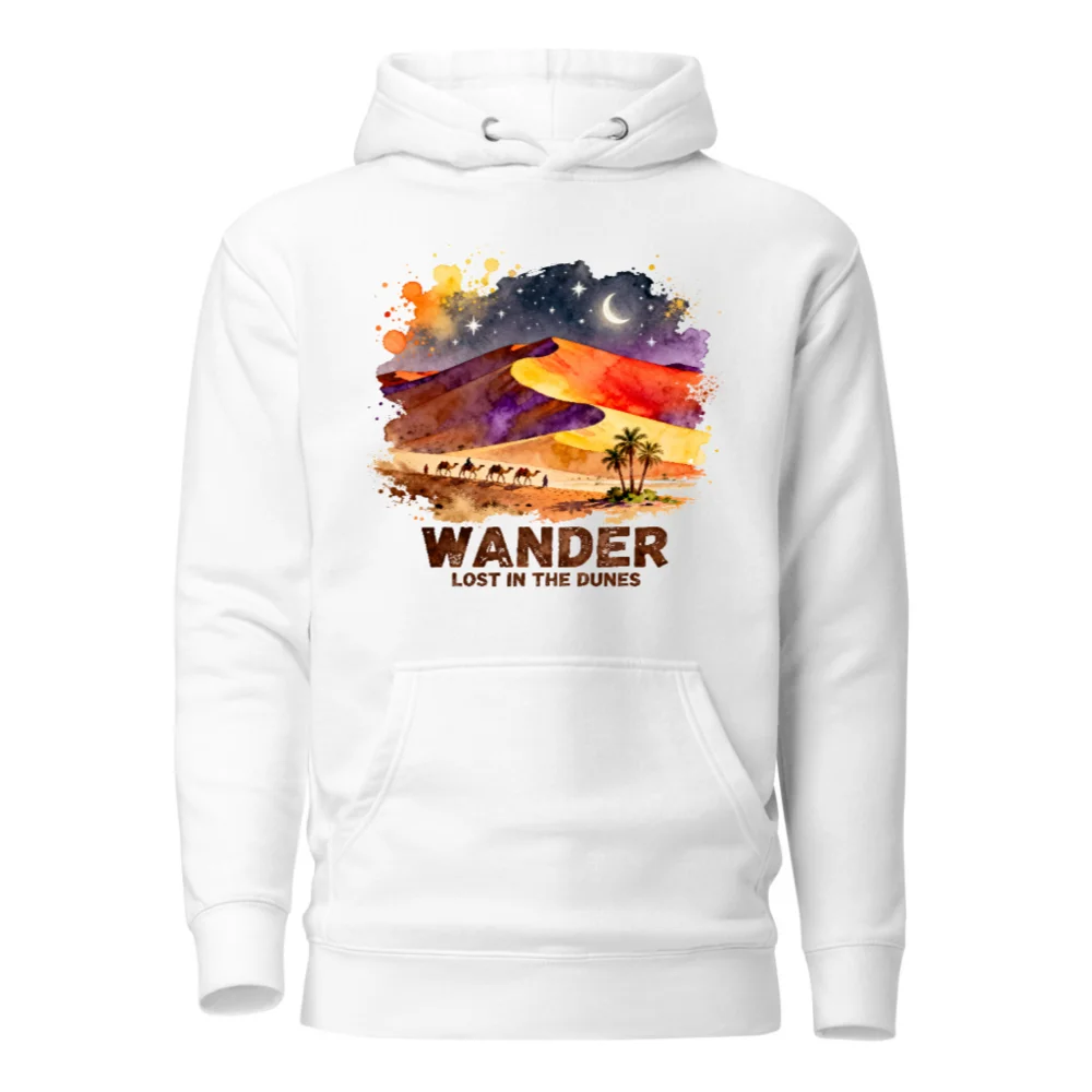 Wander Lost in the Dunes Unisex Premium Hoodie